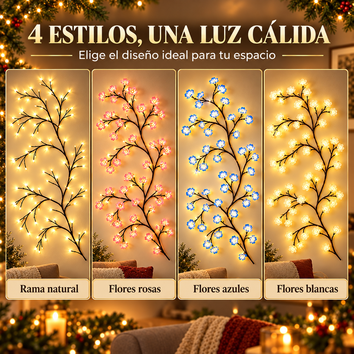 Navilux™ – Luces LED Inteligentes para Árbol de Navidad